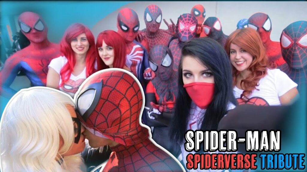 SPIDER MAN SPIDERVERSE Comic Con & Anime Cosplay Meet Up - SPIDERVERSE MONTH COMPILATION