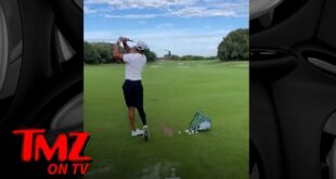 Tiger Woods Taking Full Swings On Golf Course Nine Months After Crash | TMZ TV