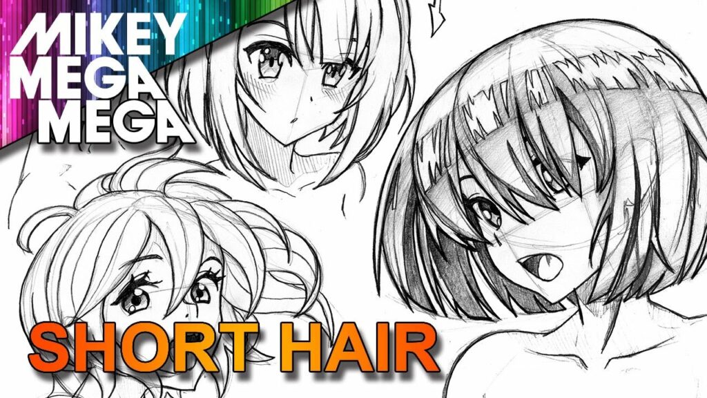 How To Draw SHORT HAIR FOR ANIME MANGA - Epic Heroes Entertainment Movies  Toys TV Video Games News Art