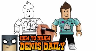 How to Draw Denis Daily | Roblox (Art Tutorial)