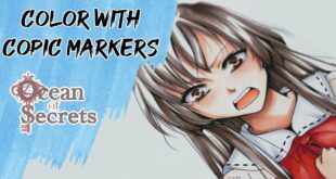 How to color Manga with Copic Markers