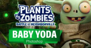 BABY YODA STAR WARS IMP COSTUME (Photoshop Speed Art) - Plants vs Zombies: Battle for Neighborville