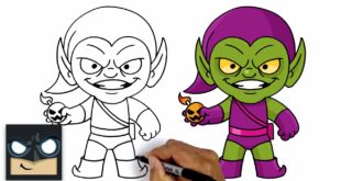 How To Draw Green Goblin | Step By Step Tutorial