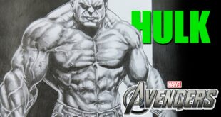 Drawing Hulk - Marvel Avengers - Pencil Drawing