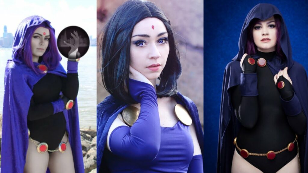 Sexy Raven Cosplay from DC Comics Hot Compilation