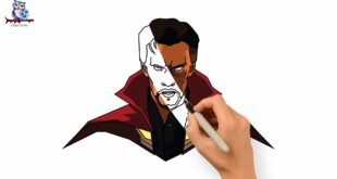 How To Draw Doctor Strange Marvel Tutorial - Multiverse of Madness