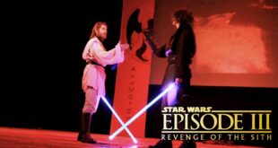Star Wars Episode III Obi-Wan vs Anakin Lightsaber Duel Stage Performance at AniMatrix 2018