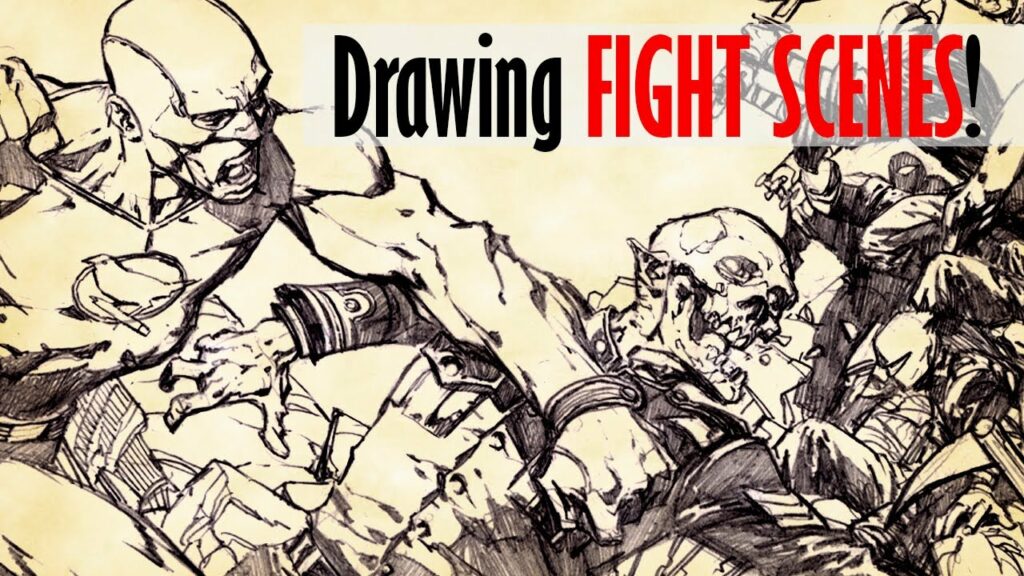 Drawing Fight Scenes for Comics - Video Tutorial