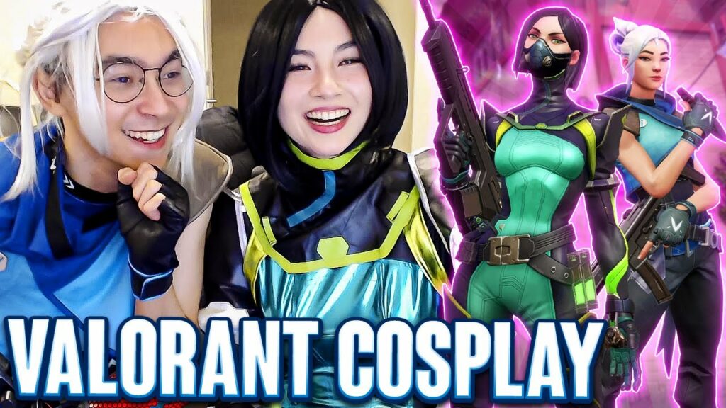 Kyedae Cosplay Jett and Viper on Stream !!!