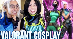 Kyedae Cosplay Jett and Viper on Stream !!!