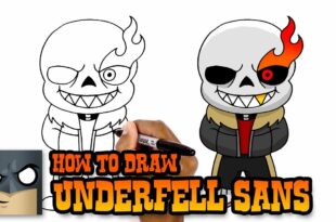 Undertale | How to Draw Underfell Sans (Art Tutorial)