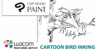 How to draw Cartoons and Comics in Manga Studio EX 4: The Angry Bird