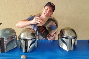 Star Wars Hasbro Black Series Mandalorian Helmet Review and Comparison