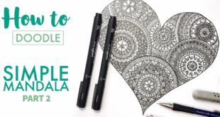 HOW TO DOODLE: Simple mandala - part 2