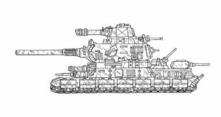 How To Draw Cartoon Tank Royal Ratte 2.0 | Gerand - Cartoons About Tanks
