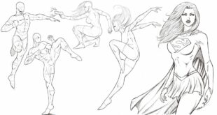 Drawing More POSES for Comics - Practice this Daily!!!