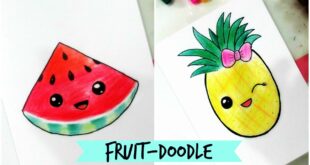 How to draw-Cute Fruit Doodle (Part-2)