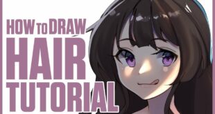 [TUTORIAL] How to DRAW Anime Hair!