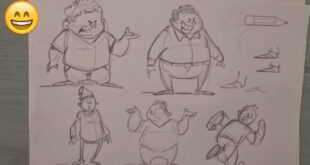 How to design a Cartoon Character with body | Character design tutorial