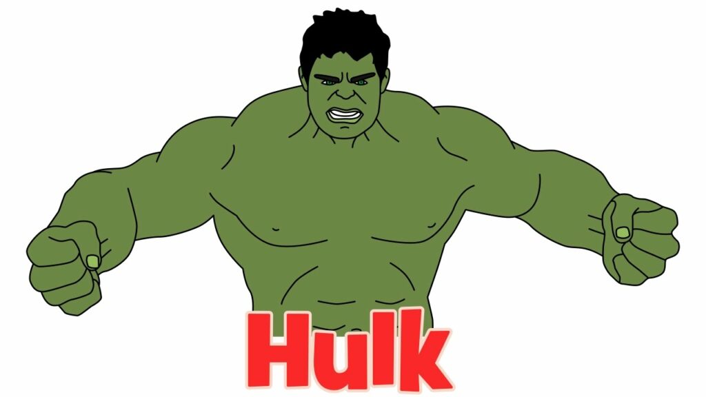 How to draw Hulk from The Avengers Marvel step by step easy drawing - Epic  Heroes Entertainment Movies Toys TV Video Games News Art