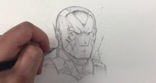 Drawing Comics - Sketch to Rendering ( Example 1 )
