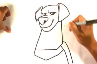 EASY How to Draw DC LEAGUE OF SUPER PETS - Krypto Super Dog