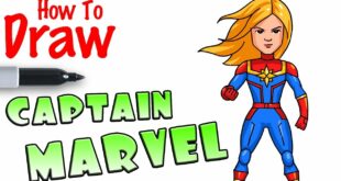 How to Draw Captain Marvel