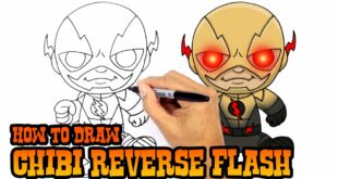How to Draw Reverse Flash | DC Comics