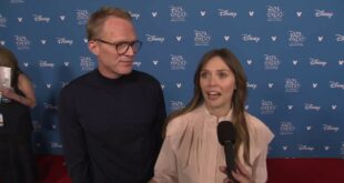 Disney D23 Expo 2019 - Celebrity Interview w/ Elizabeth Olsen & Paul Bettany - Marvel WandaVision