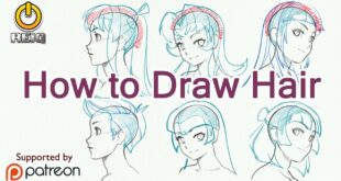 How To Draw Anime Hair, From Construction to Styles!!!