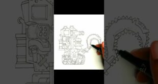 How To Draw Cartoon Tank Robostalin 2.0 | HomeAnimations - Cartoons About Tanks #Shorts