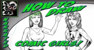 How To Draw - Comic Book Girls - Super Hero Style - Drawings by Robert Marzullo