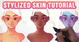 How to paint STYLIZED SKIN EASY