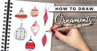 How to Draw Christmas Ornaments! | DOODLE WITH ME + Tutorial!