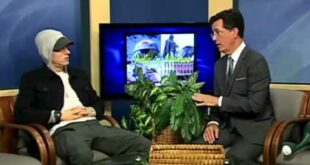 Stephen Colbert Interviews EMINEM in Strangest Interview Ever