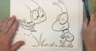 Draw Cartoons with Dave McDonald: #46 "The Ant & the Grasshopper"
