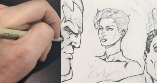 How to Draw Comics - Inking with Felt Tip Pens