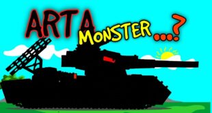 How To Draw Cartoon Tank Arta Monster Part 2 | HomeAnimations - Cartoons About Tanks