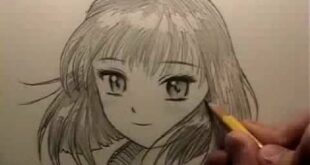 How to Draw Manga Hair [REUPLOAD to restore audio]