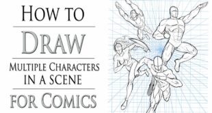How to Draw Multiple Characters in a Scene for Comics