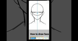 how to draw anime face ibispaintx
