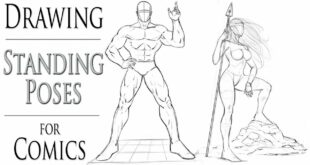 How to Draw Standing Poses for Comic Book Heroes