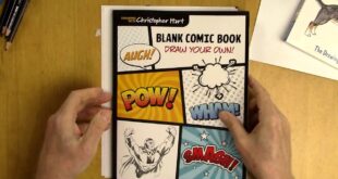 Draw with a Blank Comic Book