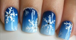 Snowflake Nail Art Tutorial