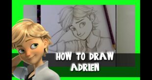 How to Draw ADRIEN from MIRACULOUS LADYBUG- @dramaticparrot