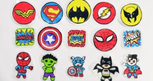 How to make Stickers At Home |  Diy Superhero Stickers