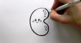 How to Draw a Cartoon Jelly Bean