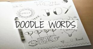 How to turn simple Words into DOODLES | Doodle with me // Shraddha Shah